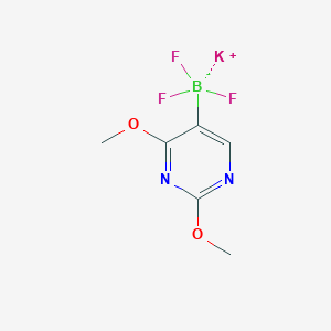 molecular formula C6H7BF3KN2O2 B1648648 钾(2,4-二甲氧基嘧啶-5-基)三氟硼酸盐 CAS No. 1111732-97-8