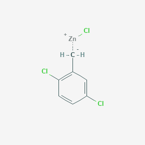 molecular formula C7H5Cl3Zn B1648680 2,5-Dichlorobenzylzinc chloride 