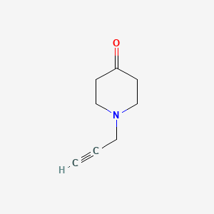 molecular formula C8H11NO B1648696 1-丙炔基哌啶-4-酮 CAS No. 857190-11-5