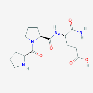 molecular formula C15H24N4O5 B1648743 H-D-Pro-Pro-Glu-NH2 