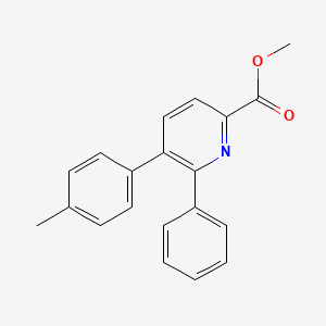 molecular formula C20H17NO2 B1648749 Methyl 6-phenyl-5-(p-tolyl)picolinate CAS No. 1011301-80-6