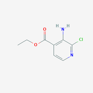 molecular formula C8H9ClN2O2 B1648759 Ethyl 3-amino-2-chloroisonicotinate 