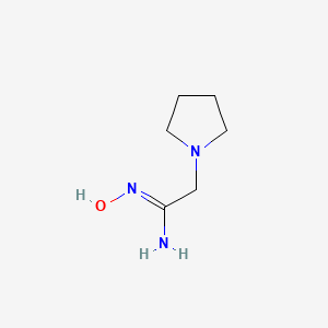 (1Z)-N'-Hydroxy-2-(1-pyrrolidinyl)ethanimidamide