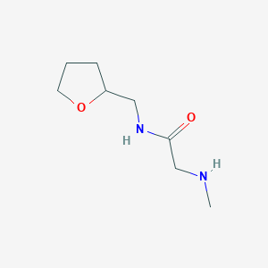 molecular formula C8H16N2O2 B1648848 2-(methylamino)-N-(tetrahydrofuran-2-ylmethyl)acetamide CAS No. 786630-75-9