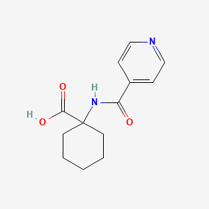 1-(Pyridine-4-carbonylamino)cyclohexane-1-carboxylic acid