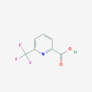 molecular formula C7H4F3NO2 B164889 6-(三氟甲基)吡啶-2-甲酸 CAS No. 131747-42-7