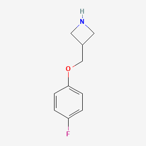 molecular formula C10H12FNO B1648903 3-(4-Fluoro-phenoxymethyl)-azetidine 