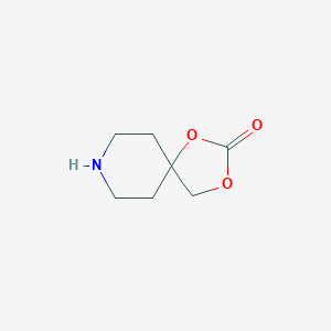 molecular formula C7H11NO3 B164892 1,3-Dioxa-8-azaspiro[4.5]decan-2-one CAS No. 1227465-63-5
