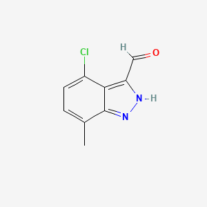 4-Chloro-7-methyl-1H-indazole-3-carbaldehyde