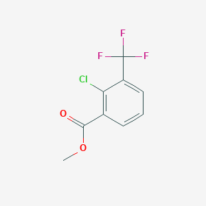 molecular formula C9H6ClF3O2 B1648947 Methyl 2-chloro-3-(trifluoromethyl)benzoate CAS No. 378231-19-7