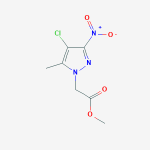 methyl (4-chloro-5-methyl-3-nitro-1H-pyrazol-1-yl)acetate