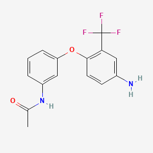 N-{3-[4-Amino-2-(trifluoromethyl)phenoxy]-phenyl}acetamide