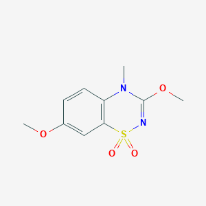 3,7-Dimethoxy-4-methyl-4H-1,2,4-benzothiadiazin-1,1-dioxide