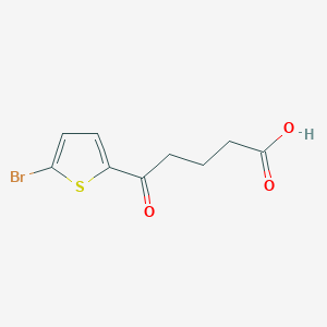 molecular formula C9H9BrO3S B1648987 5-(5-Bromo-2-thienyl)-5-oxovaleric acid 