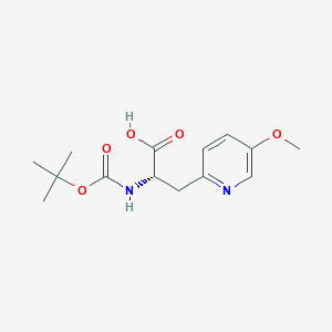 (S)-2-Tert-butoxycarbonylamino-3-(5-methoxy-pyridin-2-YL)-propionic acid