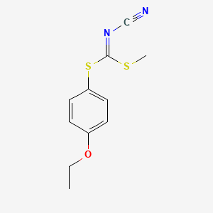 Methyl (4-ethoxyphenyl) cyanocarbonimidodithioate