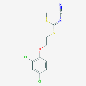 [2-(2,4-Dichlorophenoxy)ethyl]methyl-cyanocarbonimidodithioate