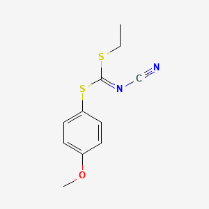 Ethyl (4-methoxyphenyl) cyanocarbonimidodithioate