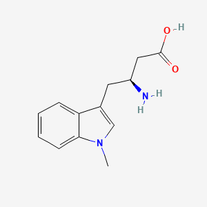 molecular formula C13H16N2O2 B1649004 (S)-3-Amino-4-(1-methyl-1H-indol-3-yl)butanoic acid 