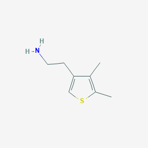 molecular formula C8H13NS B1649018 2-(4,5-Dimethylthiophen-3-yl)ethanamine 