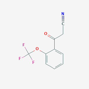 molecular formula C10H6F3NO2 B1649038 3-Oxo-3-(2-(trifluoromethoxy)phenyl)propanenitrile CAS No. 914636-80-9