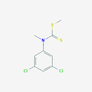 molecular formula C9H9Cl2NS2 B1649045 Methyl (3,5-dichlorophenyl)methylcarbamodithioate 