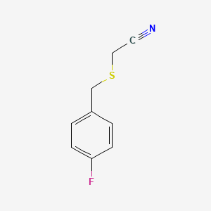 molecular formula C9H8FNS B1649072 4-Fluorobenzylthioacetonitrile 