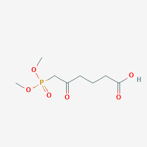 molecular formula C8H15O6P B164909 6-Dimethoxyphosphonyl-5-oxohexanoic acid CAS No. 130121-24-3