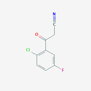 molecular formula C9H5ClFNO B1649091 3-(2-氯-5-氟苯基)-3-氧代丙腈 CAS No. 914636-71-8