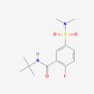 N-tert-butyl-5-(dimethylsulfamoyl)-2-fluorobenzamide