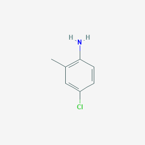 molecular formula C7H8ClN<br>ClC6H3(CH3)NH2<br>C7H8ClN B164923 4-氯-2-甲基苯胺 CAS No. 95-69-2