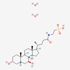 B1649283 Tauroursodeoxycholic acid dihydrate CAS No. 117609-50-4