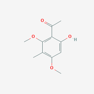 molecular formula C11H14O4 B1649305 班克罗夫蒂酮 CAS No. 14964-98-8
