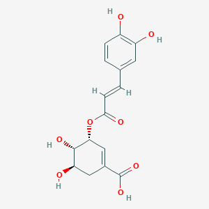 molecular formula C16H16O8 B1649312 3-Caffeoylshikimic acid CAS No. 180981-12-8