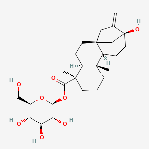 molecular formula C26H40O8 B1649373 葡萄糖基甜菊糖苷 CAS No. 64977-89-5