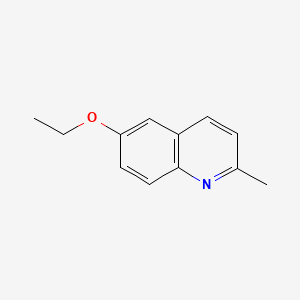 molecular formula C12H13NO B1649377 6-Ethoxy-2-methylquinoline CAS No. 6628-28-0