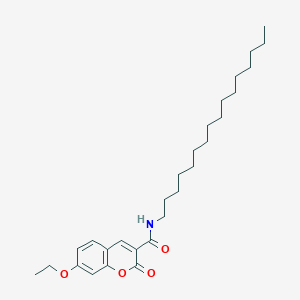 molecular formula C28H43NO4 B1649392 7-ethoxy-N-hexadecyl-2-oxochromene-3-carboxamide CAS No. 7047-43-0