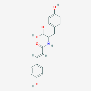 molecular formula C18H17NO5 B1649400 N-(4-羟基肉桂酰)酪氨酸 CAS No. 77201-66-2