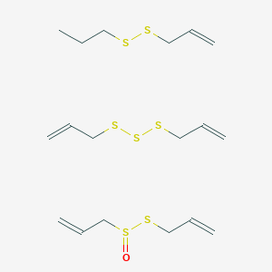 molecular formula C18H32OS7 B1649404 Oils, garlic CAS No. 8000-78-0