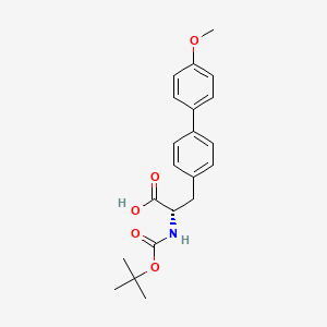 (S)-2-((tert-Butoxycarbonyl)amino)-3-(4'-methoxy-[1,1'-biphenyl]-4-yl)propanoic acid