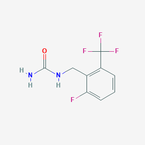 molecular formula C9H8F4N2O B1649414 1-(2-氟-6-(三氟甲基)苄基)脲 CAS No. 830346-46-8