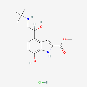 molecular formula C16H23ClN2O4 B1649416 ZK-90055 (hydrochloride) CAS No. 84638-81-3