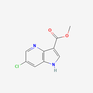 Methyl 6-chloro-1H-pyrrolo[3,2-B]pyridine-3-carboxylate