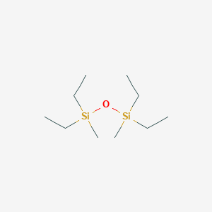 molecular formula C10H26OSi2 B1649440 1,1,3,3-Tetraethyl-1,3-dimethyldisiloxane CAS No. 1000-00-6
