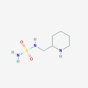 molecular formula C6H15N3O2S B1649445 N-(piperidin-2-ylmethyl)sulfamide CAS No. 1000931-64-5