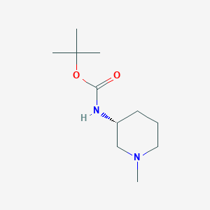 molecular formula C11H22N2O2 B1649452 tert-butyl N-[(3R)-1-methylpiperidin-3-yl]carbamate CAS No. 1001354-56-8
