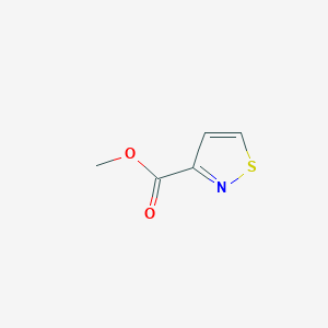 molecular formula C5H5NO2S B1649457 3-メチルイソチアゾールカルボン酸メチルエステル CAS No. 1001907-72-7