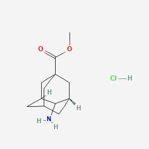 molecular formula C12H20ClNO2 B1649466 (1R,3S,4R)-Methyl 4-aminoadamantane-1-carboxylate hydrochloride CAS No. 1003872-58-9