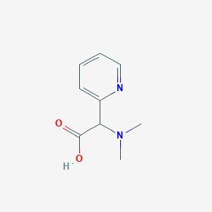 2-(Dimethylamino)-2-(pyridin-2-yl)acetic acid