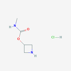 molecular formula C5H11ClN2O2 B1649510 azetidin-3-yl N-methylcarbamate hydrochloride CAS No. 1009368-29-9